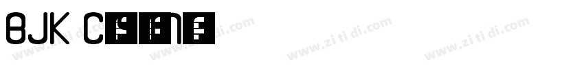 BJK Cup Sans Medium字体转换